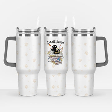 I'm All Book Tumbler 30oz for Bookaholic
