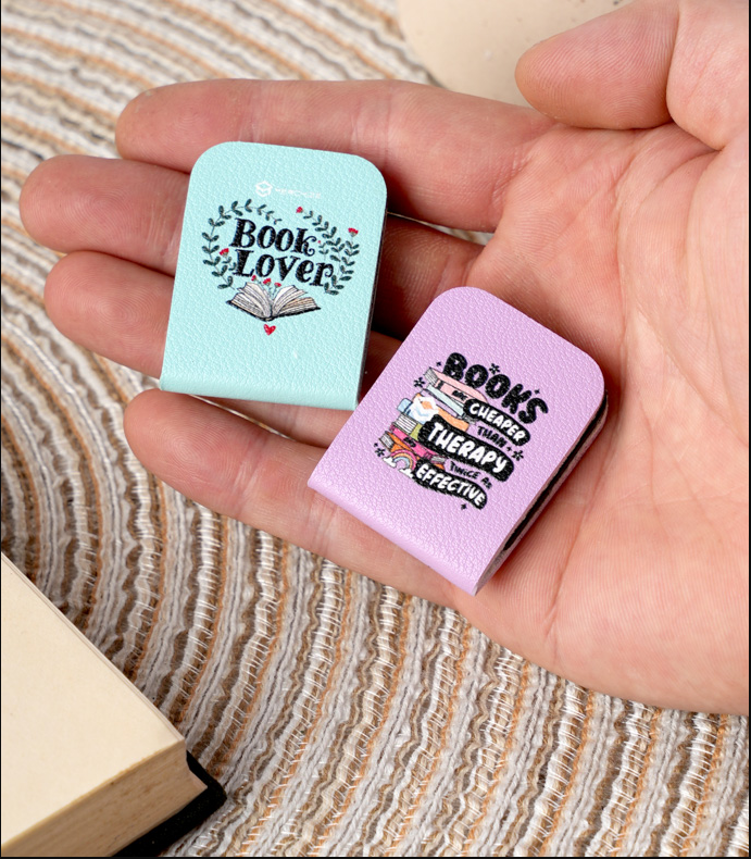 Combo 3 Leather Bookmark for Book Lovers (Random design)