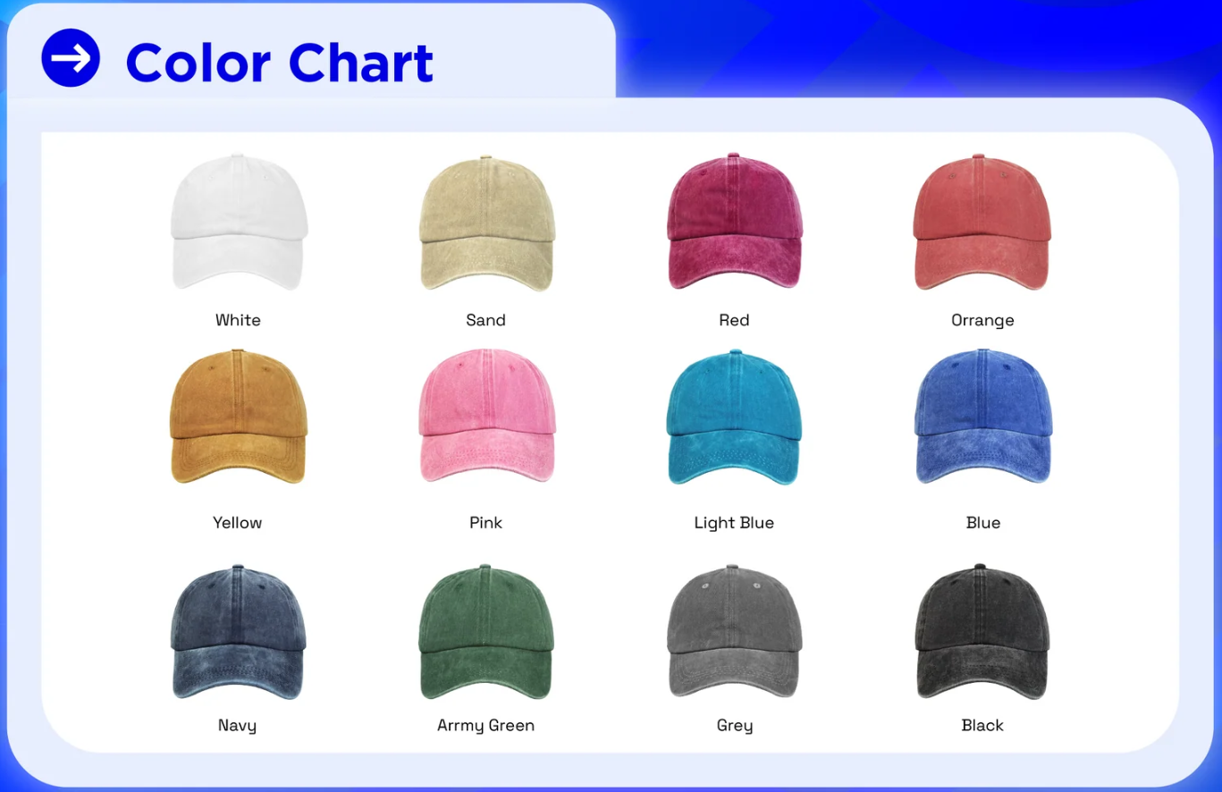 Bookworm Embroidered Washed Hat For Book Lovers